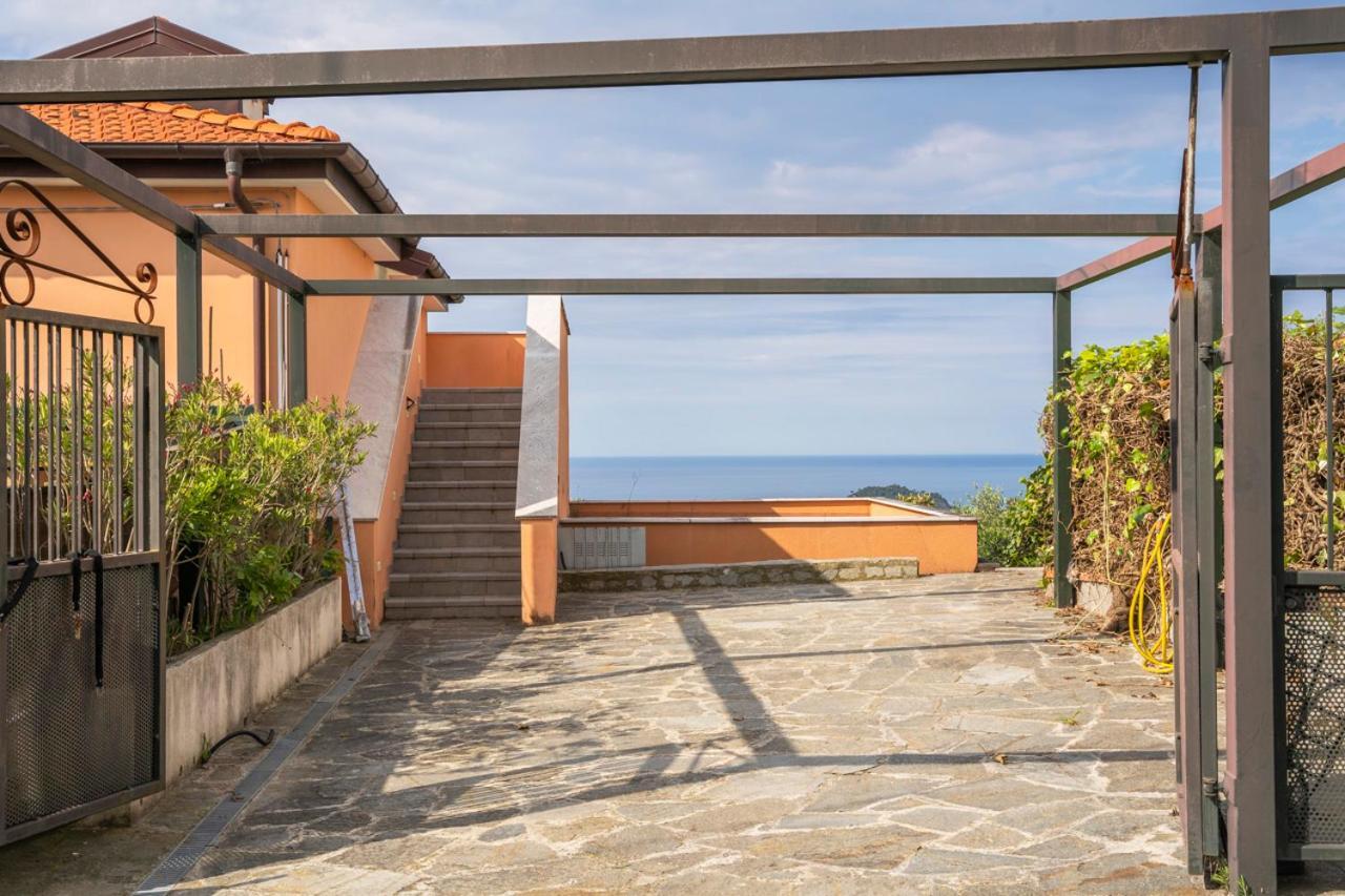 016 - Casa Tranquilla Vista Mare, Pace E Natura - 10 Minuti Dalla Spiaggia Appartement Sestri Levante Buitenkant foto