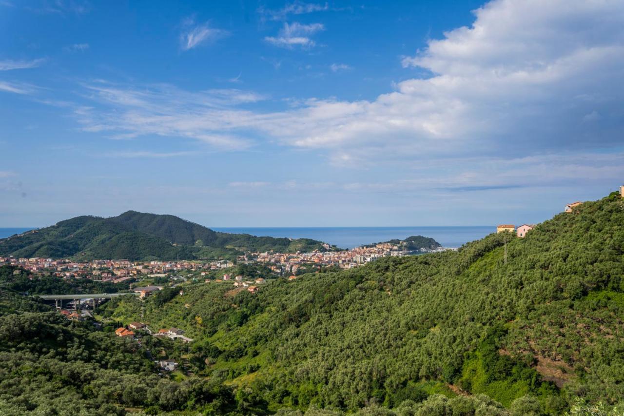 016 - Casa Tranquilla Vista Mare, Pace E Natura - 10 Minuti Dalla Spiaggia Appartement Sestri Levante Buitenkant foto